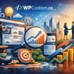 WPCustom.co brand story - custom WordPress development company helping small businesses build powerful online brands