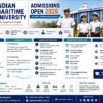 Indian Maritime University Admission 2026 complete guide banner featuring the IMU campus, maritime cadets, eligibility criteria, admission process, IMU CET details, scholarships and important admission dates.