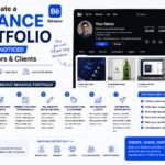 Professional designer showcasing a visually appealing Behance portfolio with detailed case studies, creative projects, and branding work to attract recruiters and clients.