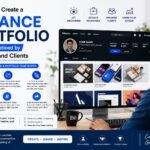 Creative designer showcasing a professional Behance portfolio with case studies, design projects, and visual presentations to attract recruiters and clients.