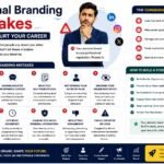 Professional reviewing personal branding mistakes on social media and LinkedIn that can negatively impact career growth and professional reputation.